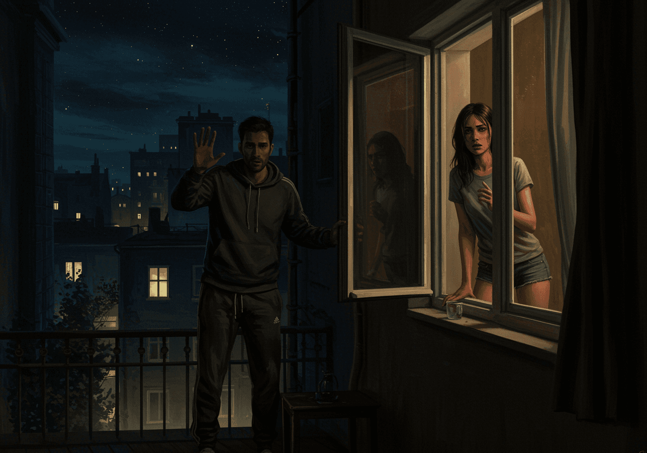 Isolation's Intimate Glimpse - Audio story illustration