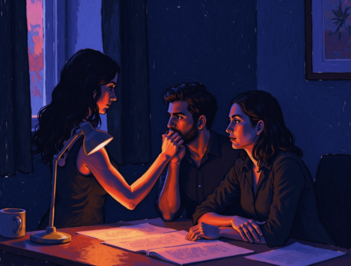 Boss's Overtime Commands - Audio story illustration