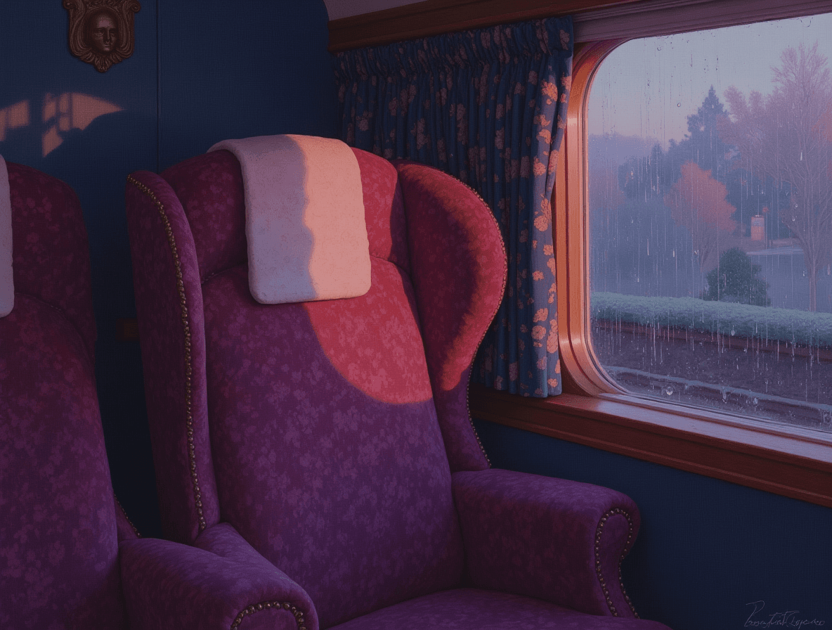 Stranger's Comparted Train Temptation - Audio story illustration