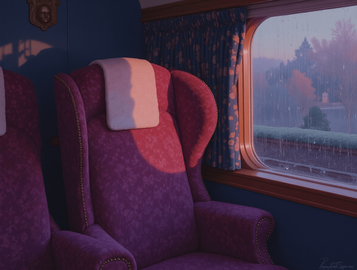 Stranger's Comparted Train Temptation - Audio story illustration