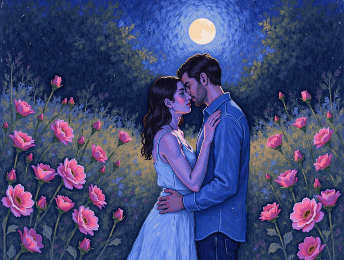 Groomsman Waltz to Garden Tryst - Audio story illustration