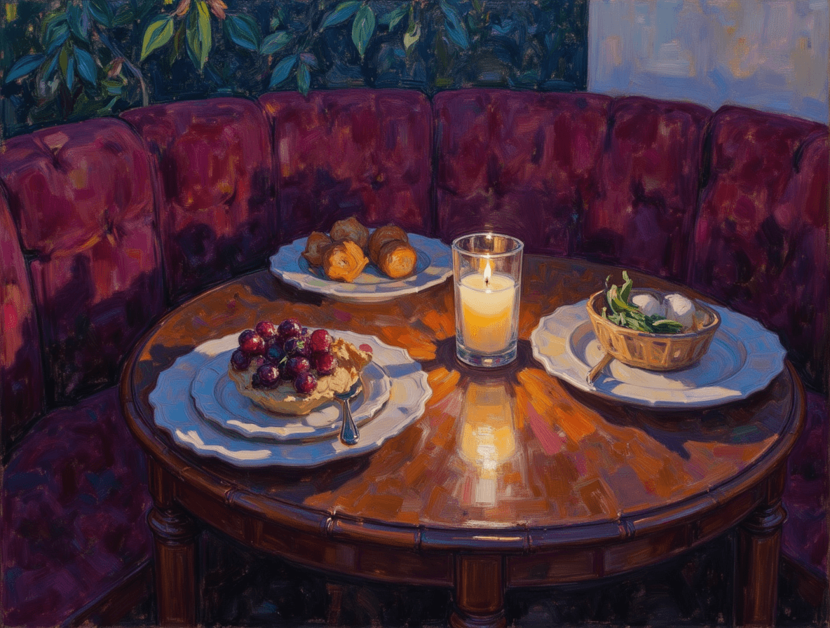 Candle Dinner's Whispered Partner Bond - Audio story illustration