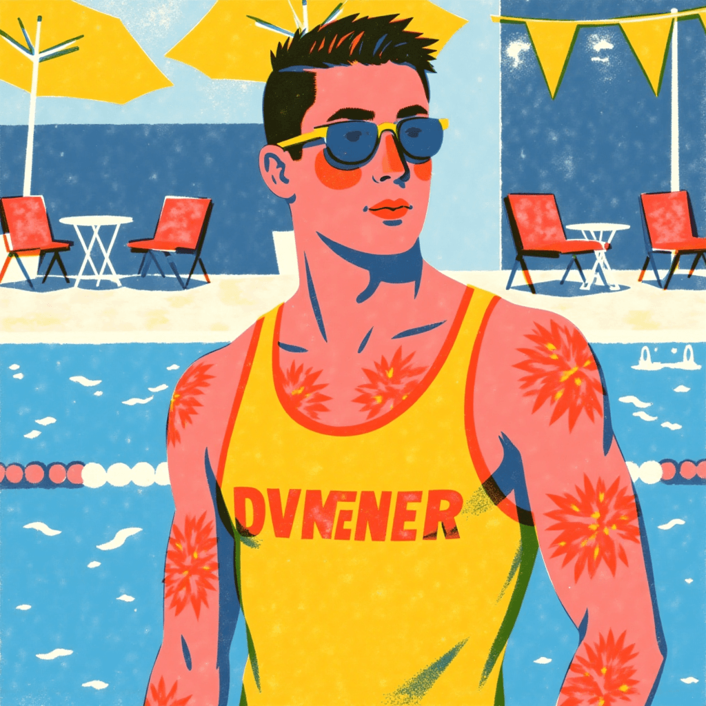 Sexe à la piscine - Audio story illustration