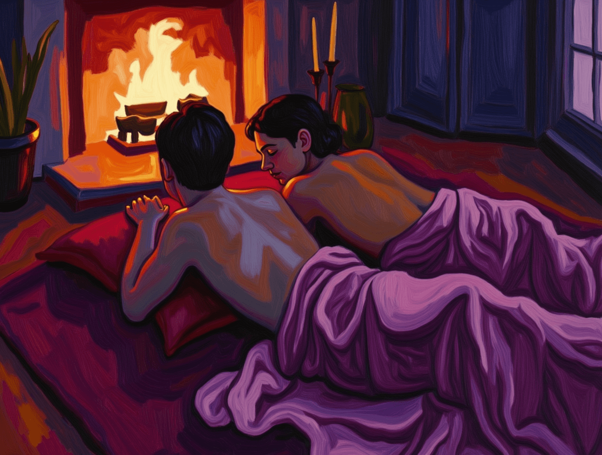 By the Hearth Rug - Audio story illustration