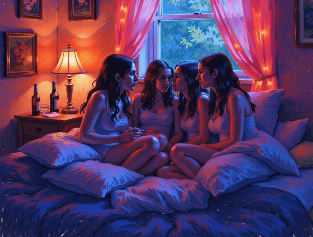 Sorority Game's Secret Touch Web - Audio story illustration