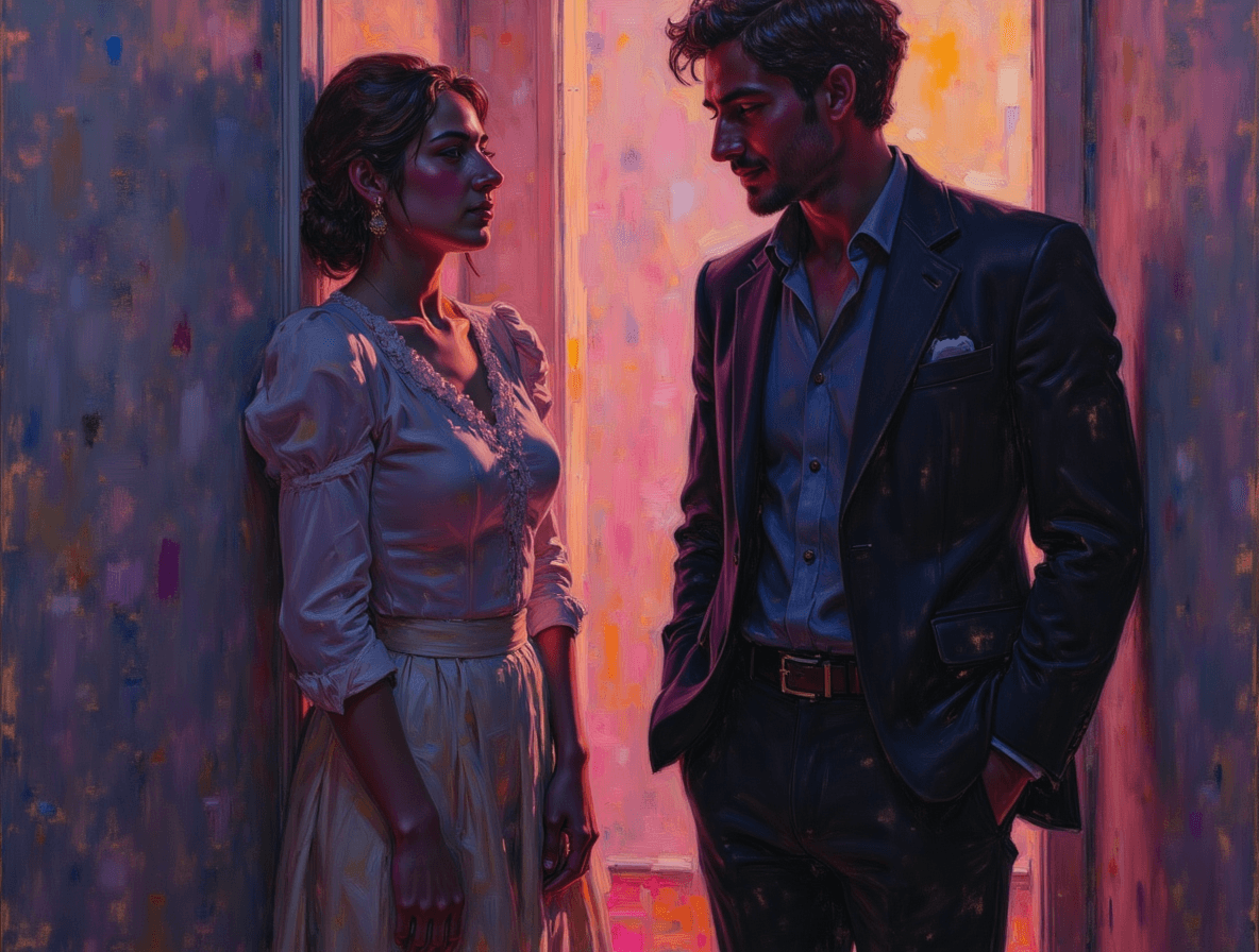 Voyeur's Rope-Bound Neighbor Thrill - Audio story illustration