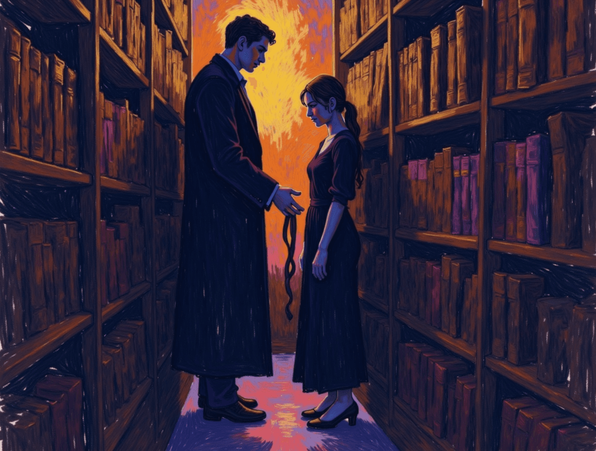 Professor's Archive Binding - Audio story illustration