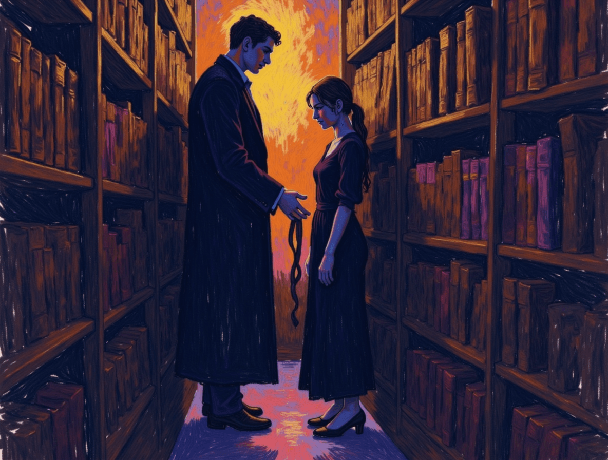 Professor's Archive Binding - Audio story illustration