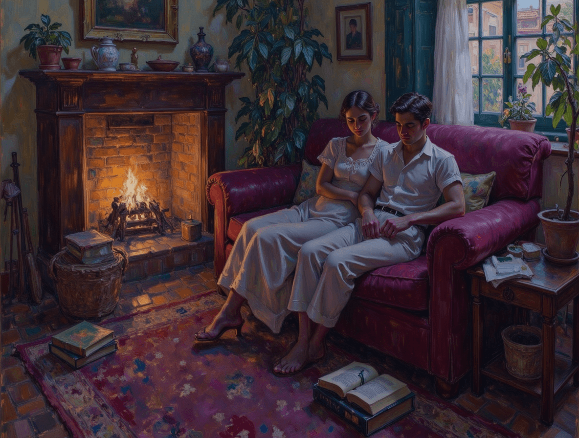 Fireside Book Confessions - Audio story illustration