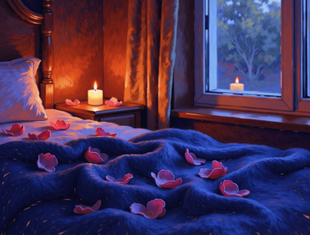 Blindfolded Dinner to Ecstatic Night - Audio story illustration