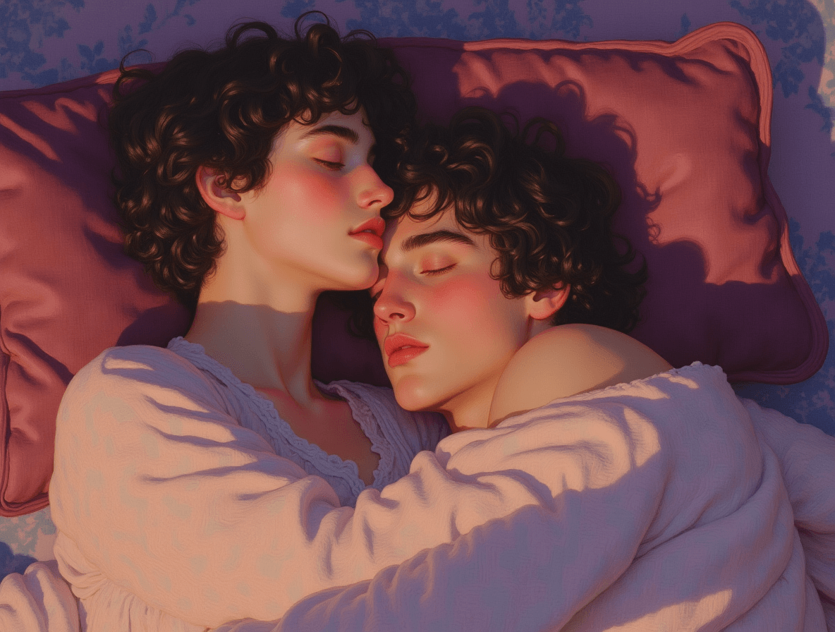 Best Friends' Sofa Cuddles - Audio story illustration